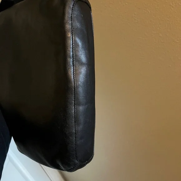 Vintage coach legacy Black Leather cross body Bag - Picture 7 of 9